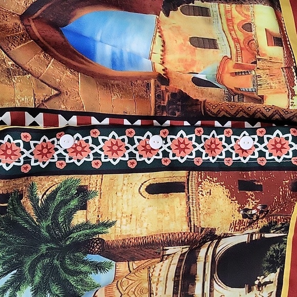 Floral Art Print Dress - Picture 8 of 9